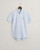 LIGHT BLUE, REG CLASSIC OXFORD SS SHIRT, FLAT-LAY BY GANT AU.