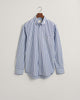 COLLEGE BLUE, REG WIDE POPLIN STRIPE SHIRT, FLAT-LAY BY GANT AU.