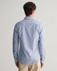 COLLEGE BLUE, REG WIDE POPLIN STRIPE SHIRT, BACK-VIEW BY GANT AU.