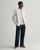 WHITE, SLIM OXFORD STRETCH STRIPE SHIRT BY GANT AU.