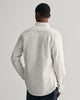 WHITE, SLIM OXFORD STRETCH STRIPE SHIRT, BACK-VIEW BY GANT AU.