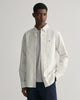 WHITE, SLIM OXFORD STRETCH STRIPE SHIRT, FRONT-VIEW BY GANT AU.