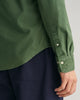 PINE GREEN, REG SUNFADED ARCHIVE OXF SHIRT, CLOSE-UP BY GANT AU.