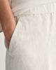 Relaxed Fit Linen Blend Pull-On Shorts