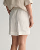 EGGSHELL, REL LINEN BLEND PULL ON SHORTS, CLOSE-UP BY GANT AU.