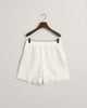 EGGSHELL, REL LINEN BLEND PULL ON SHORTS, FLAT-LAY BY GANT AU.