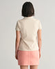 SOFT OAT, CONTRAST COLLAR SS PIQUE POLO, BACK-VIEW BY GANT AU.