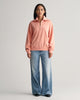 PEACHY PINK, ARCH HALF ZIP SWEAT BY GANT AU.