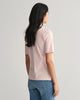 FADED PINK, SLIM SHIELD SS PIQUE POLO, BACK-VIEW BY GANT AU.