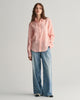 PEACHY PINK, REG LINEN CHAMBRAY SHIRT BY GANT AU.