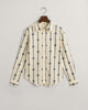 CLASSIC BLUE, REG MONOGRAM STRIPED COT VOILE, FLAT-LAY BY GANT AU.