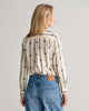 CLASSIC BLUE, REG MONOGRAM STRIPED COT VOILE, BACK-VIEW BY GANT AU.