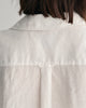 WHITE, REL LINEN POPOVER SS SHIRT, CLOSE-UP BY GANT AU.