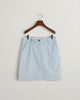 DOVE BLUE, CHINO SKIRT, FRONT-VIEW BY GANT AU.