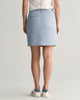 DOVE BLUE, CHINO SKIRT, BACK-VIEW BY GANT AU.