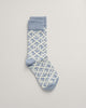 DOVE BLUE, G PATTERN SOCKS BY GANT AU.