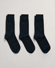 MARINE, MERCERIZED COTTON SOCKS 3-PACK BY GANT AU.