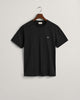 BLACK, REG SHIELD SS T-SHIRT, FLAT-LAY BY GANT AU.