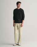 BLACK, REG SHIELD LS T-SHIRT BY GANT AU.