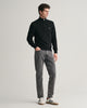 BLACK, CASUAL COTTON HALF ZIP BY GANT AU.