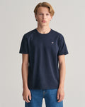 MODEL WEARING SHIELD SS T-SHIRT