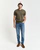 MID BLUE WORN IN, SLIM GANT JEANS BY GANT AU.