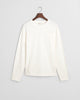 EGGSHELL, EMBOSSED LS TSHIRT BY GANT AU.