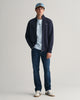 EVENING BLUE, REG SHIELD FULL ZIP SWEAT BY GANT AU.