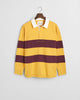 FADED SUNSET, BLOCK STRIPE HEAVY RUGGER, FLAT-LAY BY GANT AU.