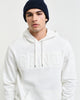 EGGSHELL, EMBOSSED SWEAT HOODIE, CLOSE-UP BY GANT AU.