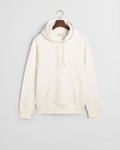 EGGSHELL, EMBOSSED SWEAT HOODIE, FLAT-LAY BY GANT AU.