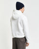 EGGSHELL, EMBOSSED SWEAT HOODIE, BACK-VIEW BY GANT AU.