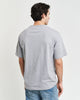GREY MELANGE, GRAPHIC T-SHIRT, BACK-VIEW BY GANT AU.