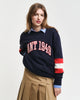 Color Blocked Sleeves Crew Neck Sweatshirt