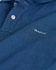 VINTAGE BLUE, MICRO HOUNDSTOOTH POLO, CLOSE-UP BY GANT AU.