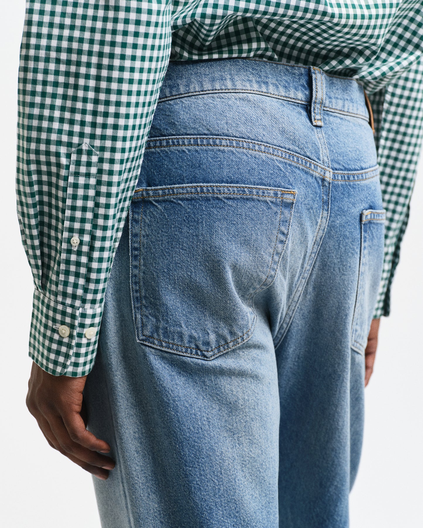 Regular Fit Gingham Poplin Shirt