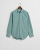 DEEP FOREST GREEN, REG CLASSIC POPLIN GINGHAM SHIRT, FLAT-LAY BY GANT AU.