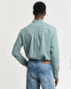 DEEP FOREST GREEN, REG CLASSIC POPLIN GINGHAM SHIRT, BACK-VIEW BY GANT AU.