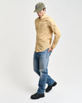 MAPLE YELLOW, REG CLASSIC POPLIN GINGHAM SHIRT BY GANT AU.