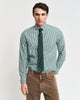 DEEP FOREST GREEN, REG CLASSIC POPLIN STRIPE SHIRT, FRONT-VIEW BY GANT AU.