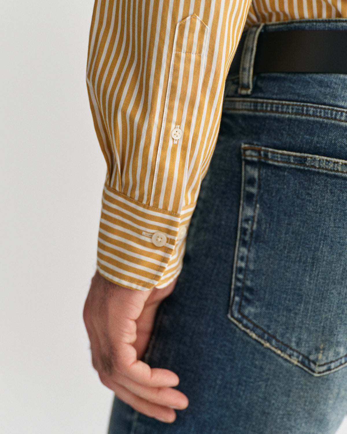Regular Fit Striped Poplin Shirt