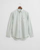 DEEP FOREST GREEN, REG CLASSIC OXFORD STRIPE SHIRT BY GANT AU.