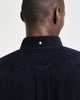 EVENING BLUE, REG UT CORDUROY SHIRT, CLOSE-UP BY GANT AU.