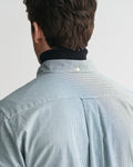 DEEP FOREST GREEN, REG POPLIN MICRO GINGHAM SHIRT, CLOSE-UP BY GANT AU.