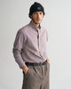 PLUMPED RED, REG POPLIN MICRO GINGHAM SHIRT, FRONT-VIEW BY GANT AU.