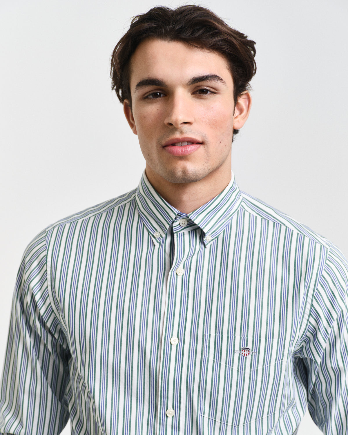 Regular Fit Striped Poplin Shirt
