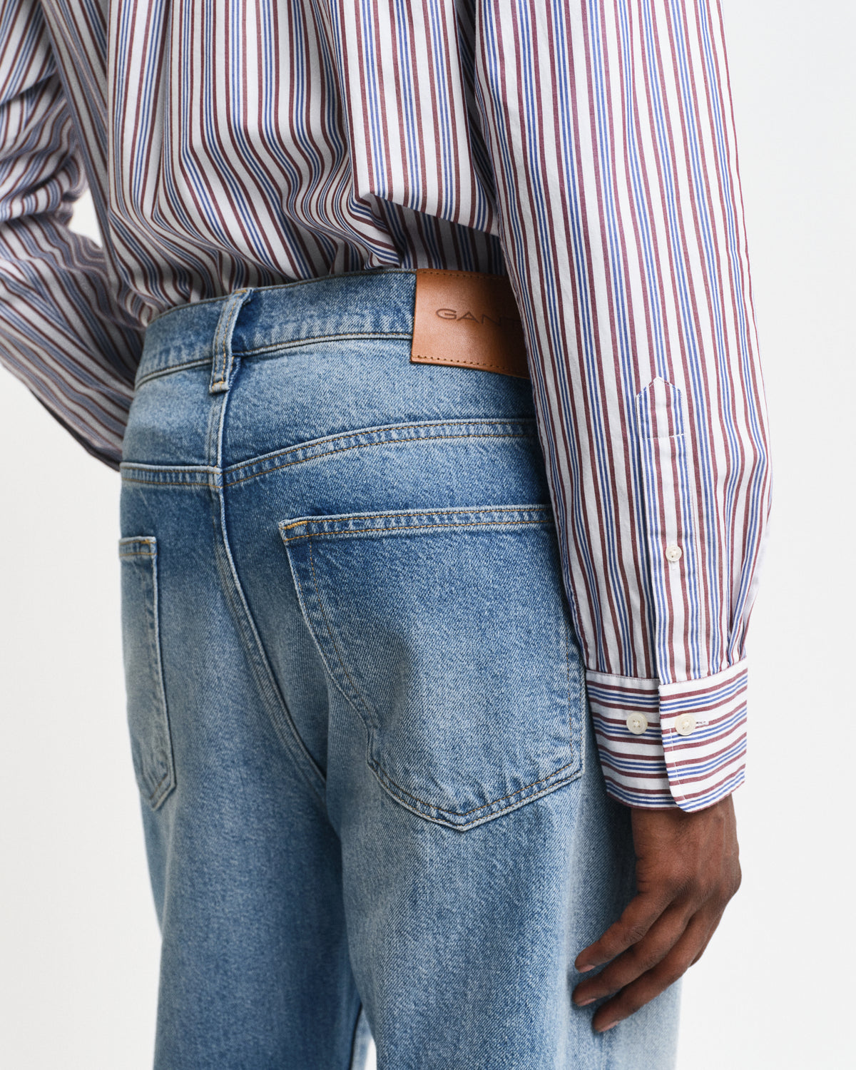 Regular Fit Striped Poplin Shirt