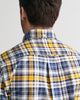 FADED SUNSET, REG ARCHIVE OXFORD CHECK SHIRT, CLOSE-UP BY GANT AU.