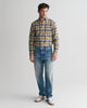 FADED SUNSET, REG ARCHIVE OXFORD CHECK SHIRT BY GANT AU.