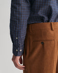 MODEL WEARING REG JASPE TATTERSALL SHIRT